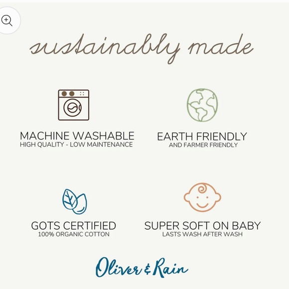 Oliver & Rain Organic Cotton Pink Stripe Ruffle Tee, 18M - Picture 7 of 7